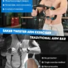 Saker Twister Arm Trainer – Adjustable Strengthener Arm Exercise Equipment, Chest Workout Equipment