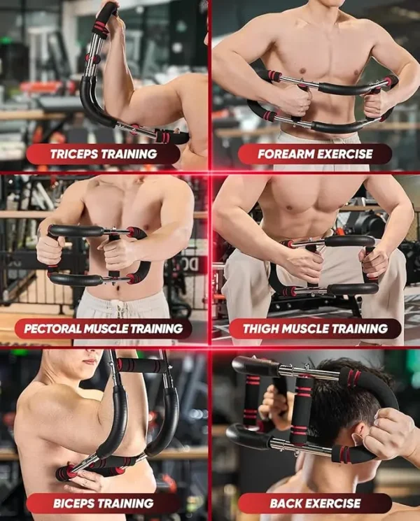 Saker Twister Arm Trainer – Adjustable Strengthener Arm Exercise Equipment, Chest Workout Equipment