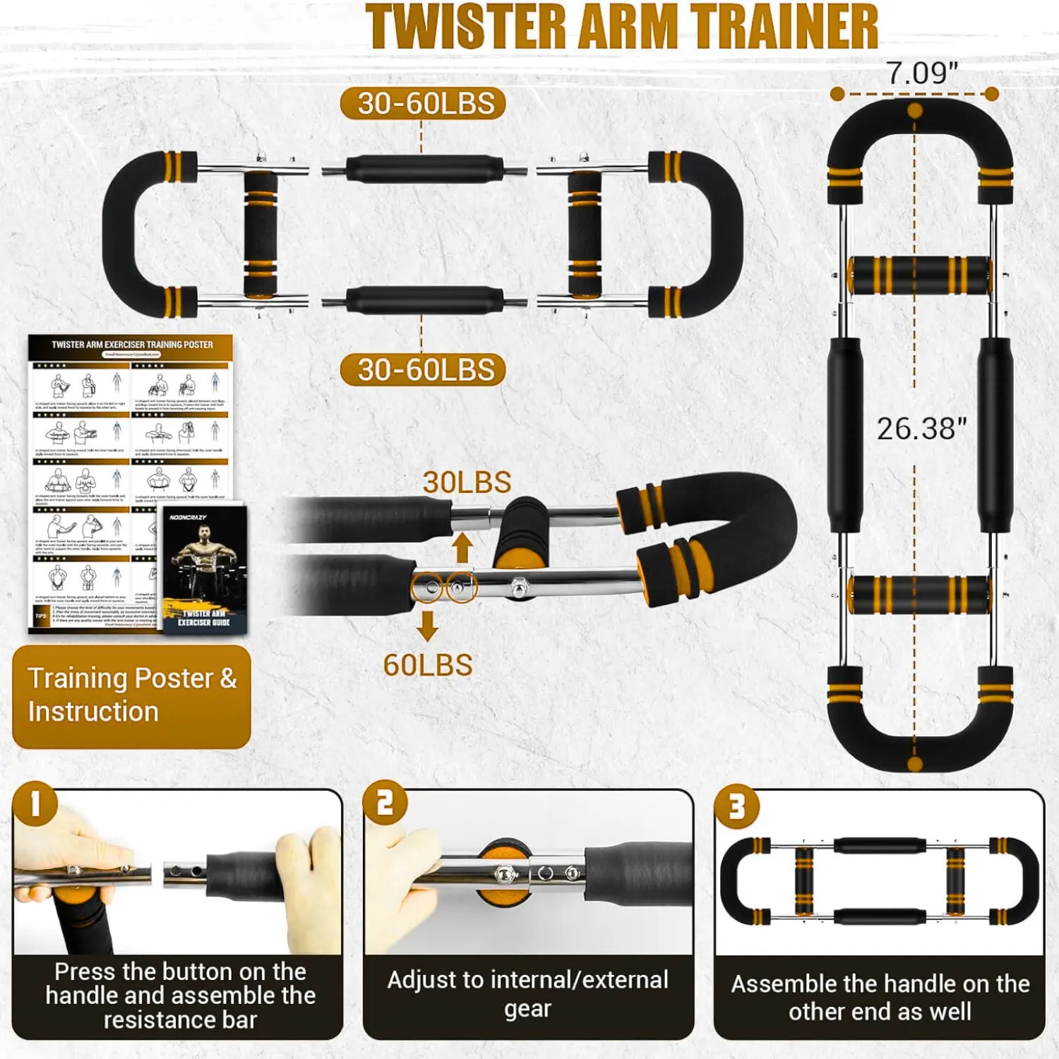 steps to use twister arm trainer