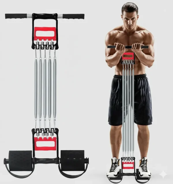 3-in-1 Tummy Trimmer, Hand Gripper & Chest Expander