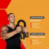 Power Twister Bar - Upper Body Exercise for Chest, Shoulder, Forearm, Bicep and Arm Strengthening Workout Equipment