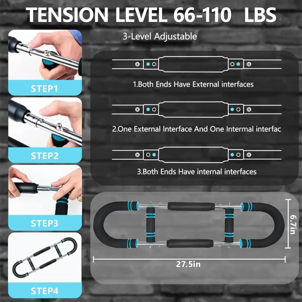 Adjustable Resistance Trainer with 3 Tension Levels