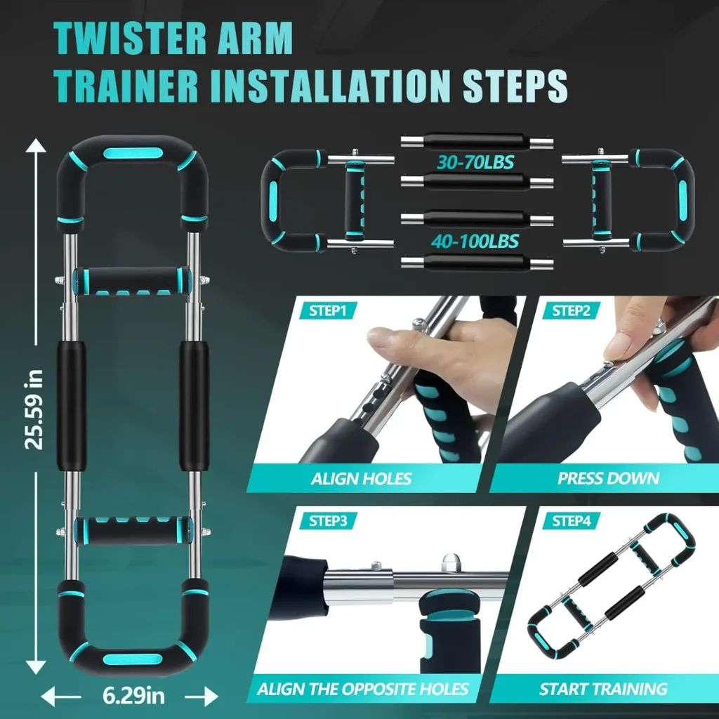Step-by-Step Adjusting and Installation Twister Arm Trainer Guide