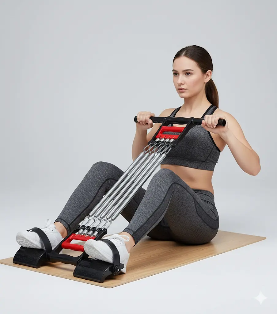 multifunction tummy trimmer chest expander for men women