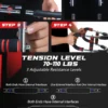 Fitness Chest Expander in UK– Twister Arm Trainer, 70-110lbs Adjustable Chest Exerciser for Men