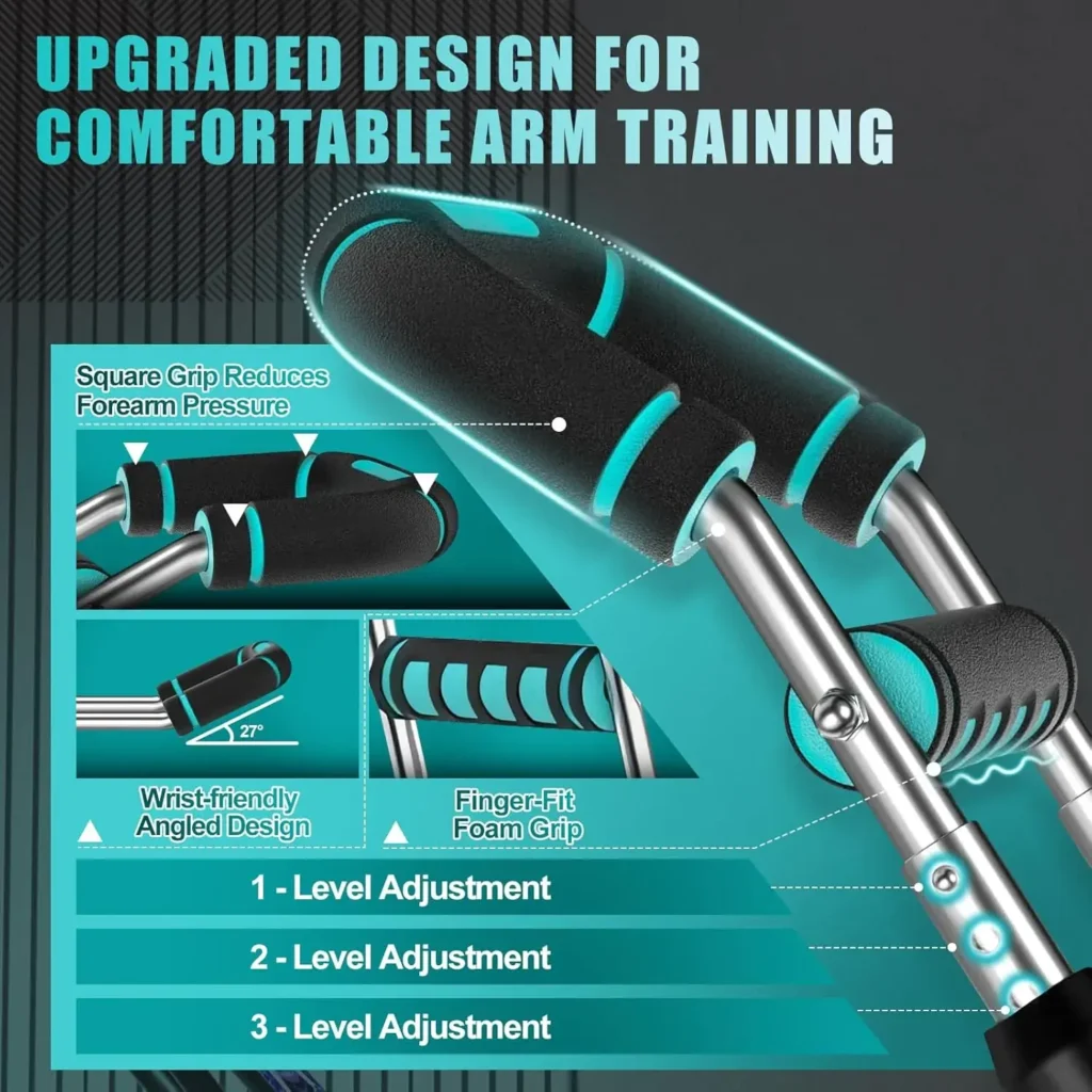 Upgraded Ergonomic Design for Safer & More Comfortable Training